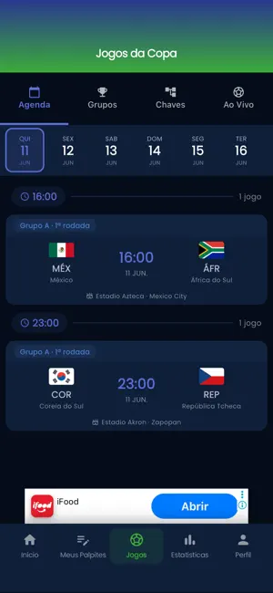 Bolão Copa 2026: Palpites iPhone screenshot 5