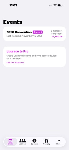 Expense Equalizer screenshot