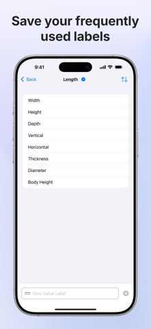 My Size Notes: Organize Data Screenshot 5 of 5