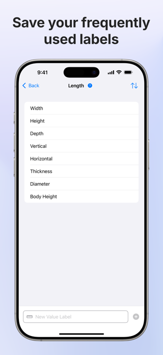 My Size Notes: Organize Data Screenshot 5 of 5
