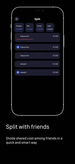NoPapel - Receipts splitting screenshot 2
