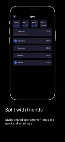NoPapel - Receipts splitting screenshot
