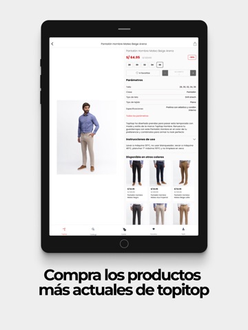 Topitop iPad screenshot