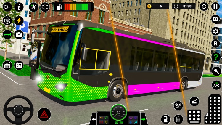 City Passenger Bus Drive Games screenshot-4