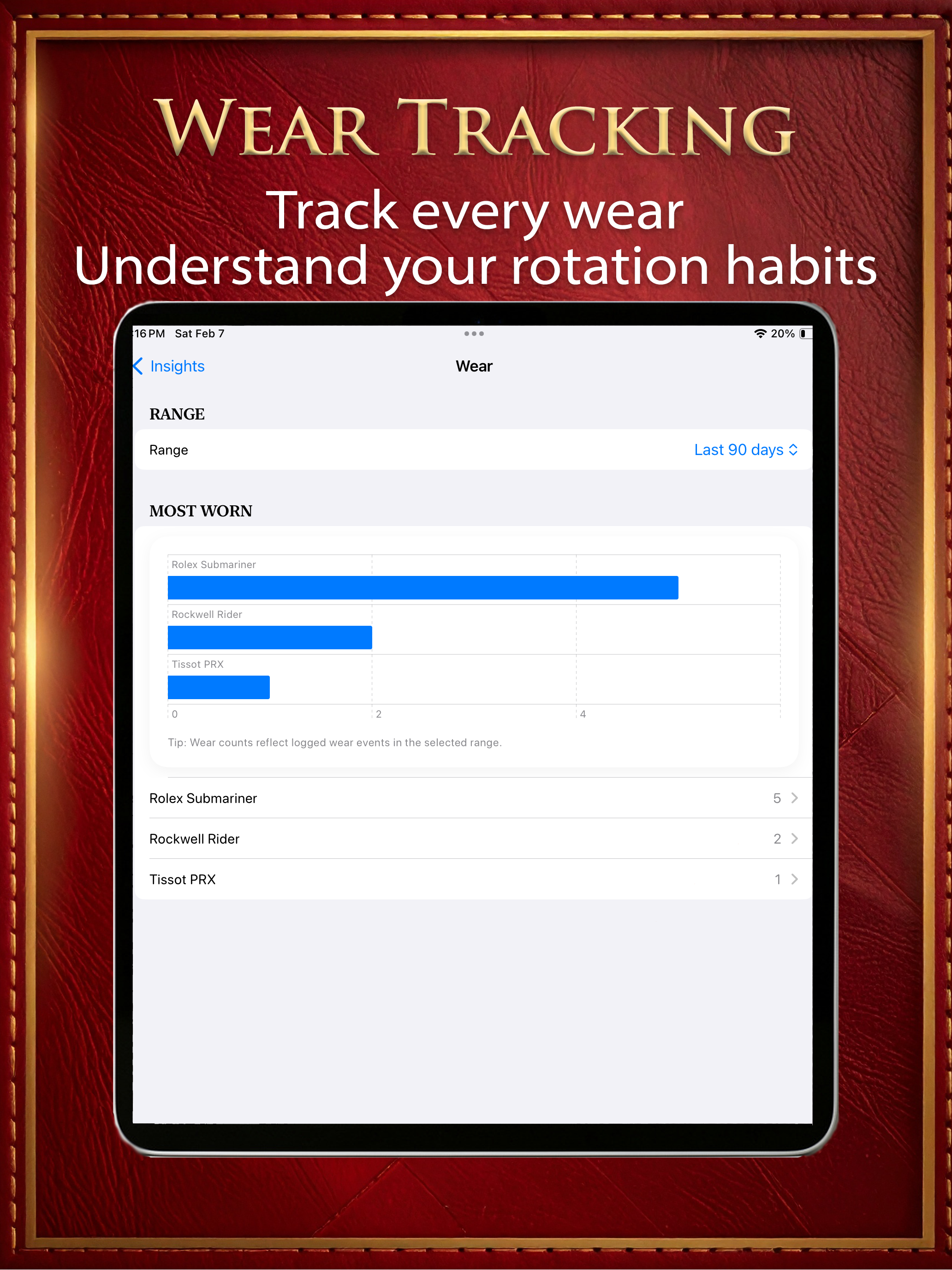 TempusArchive — Watch Tracker