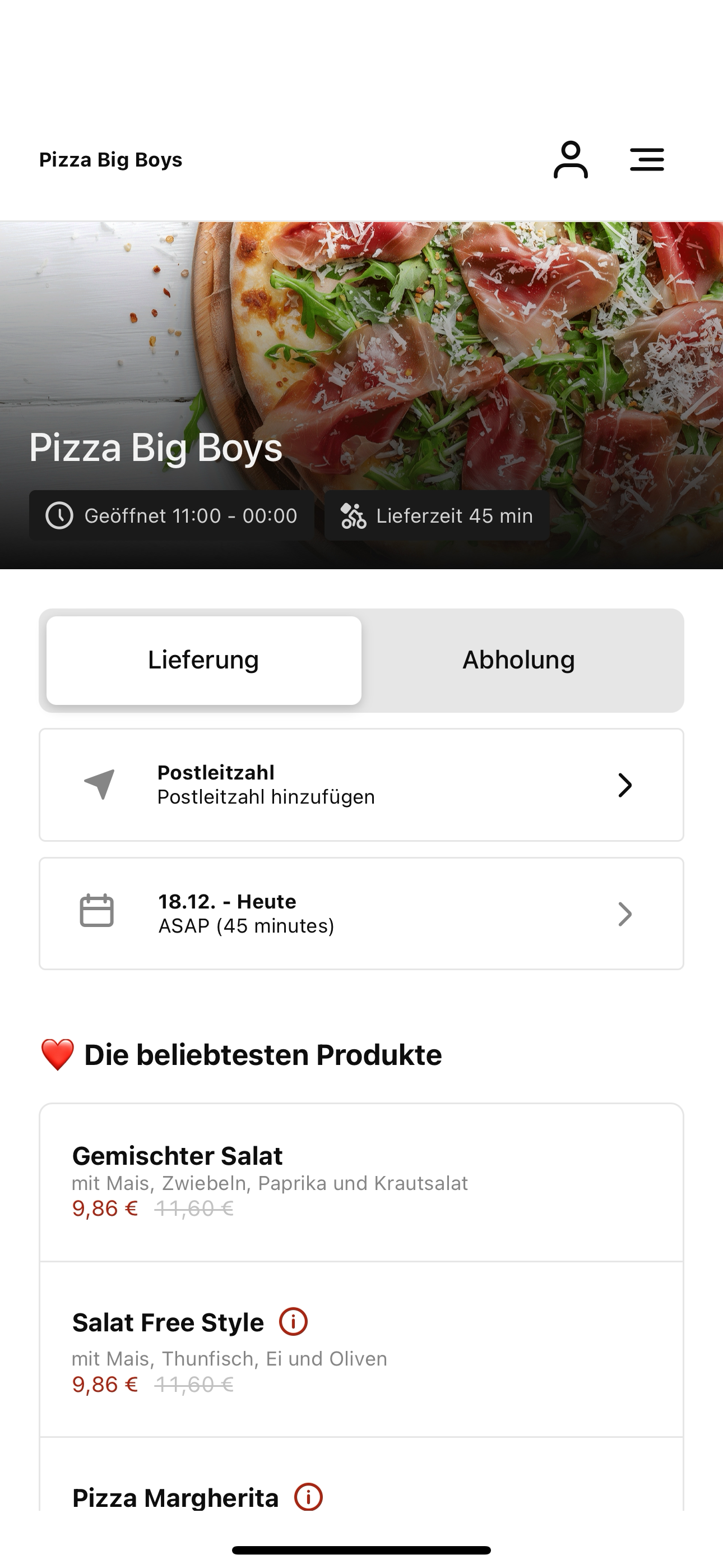 Pizza Big Boys DE