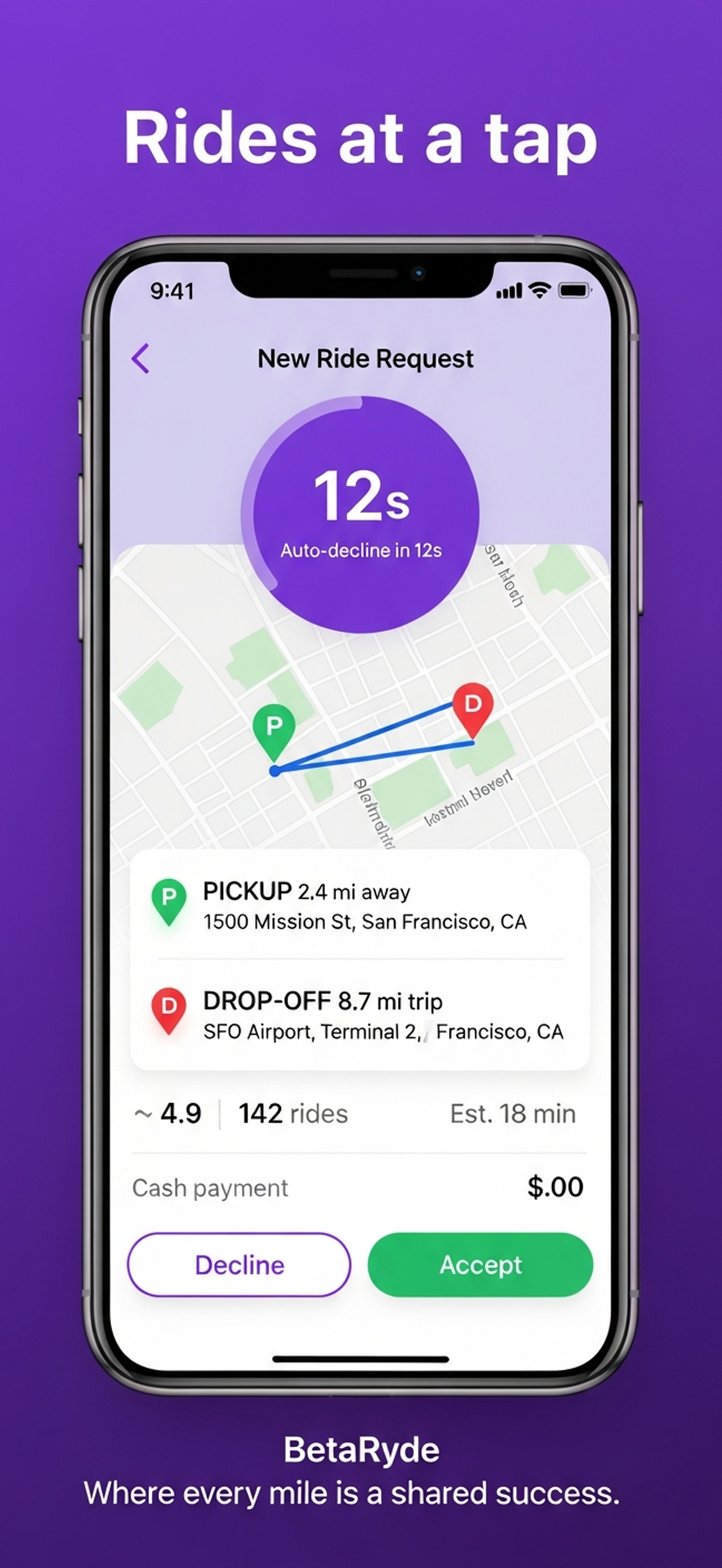 BetaRyde screenshot 4