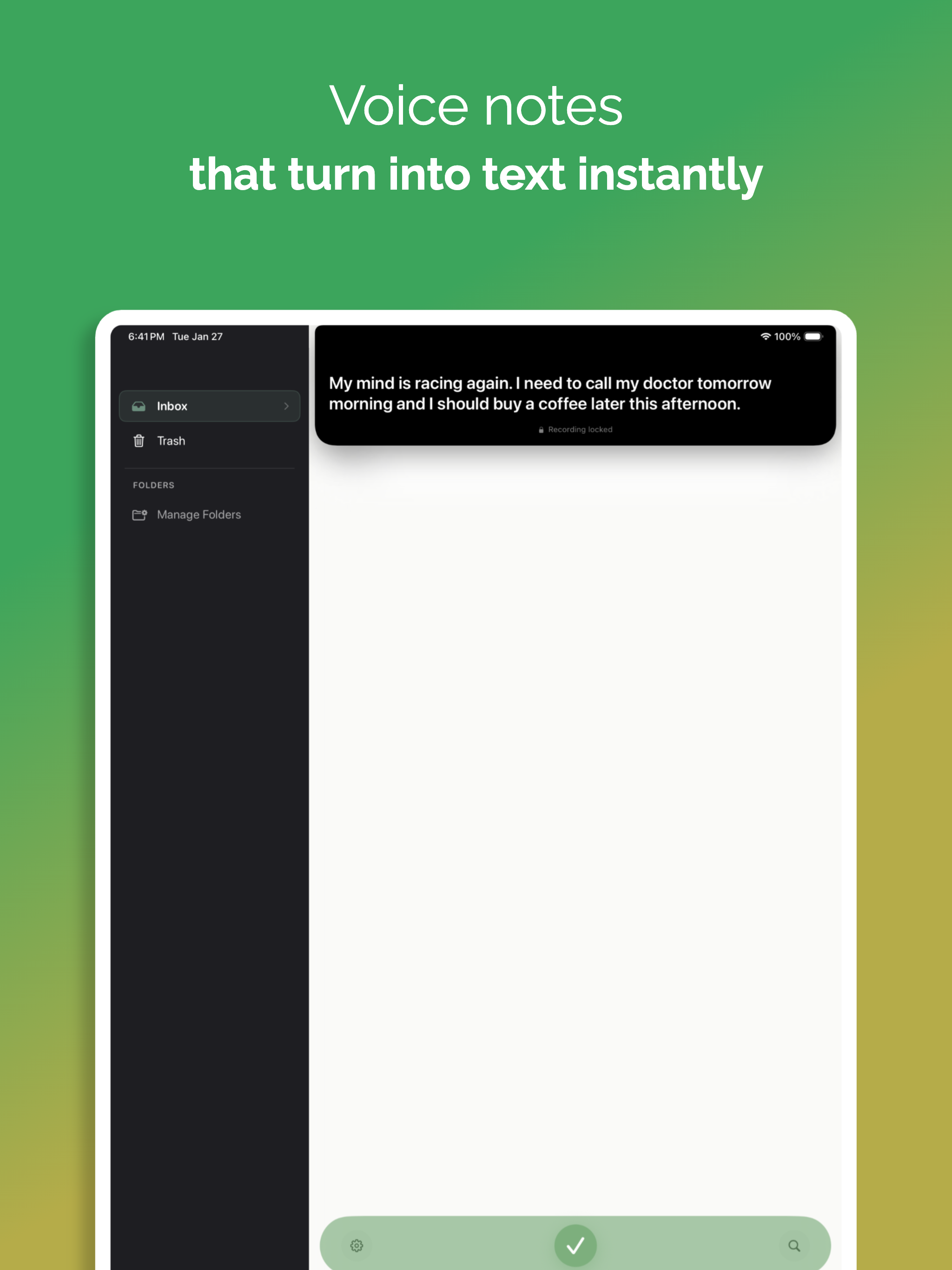 Jot - Instant Brain Dump