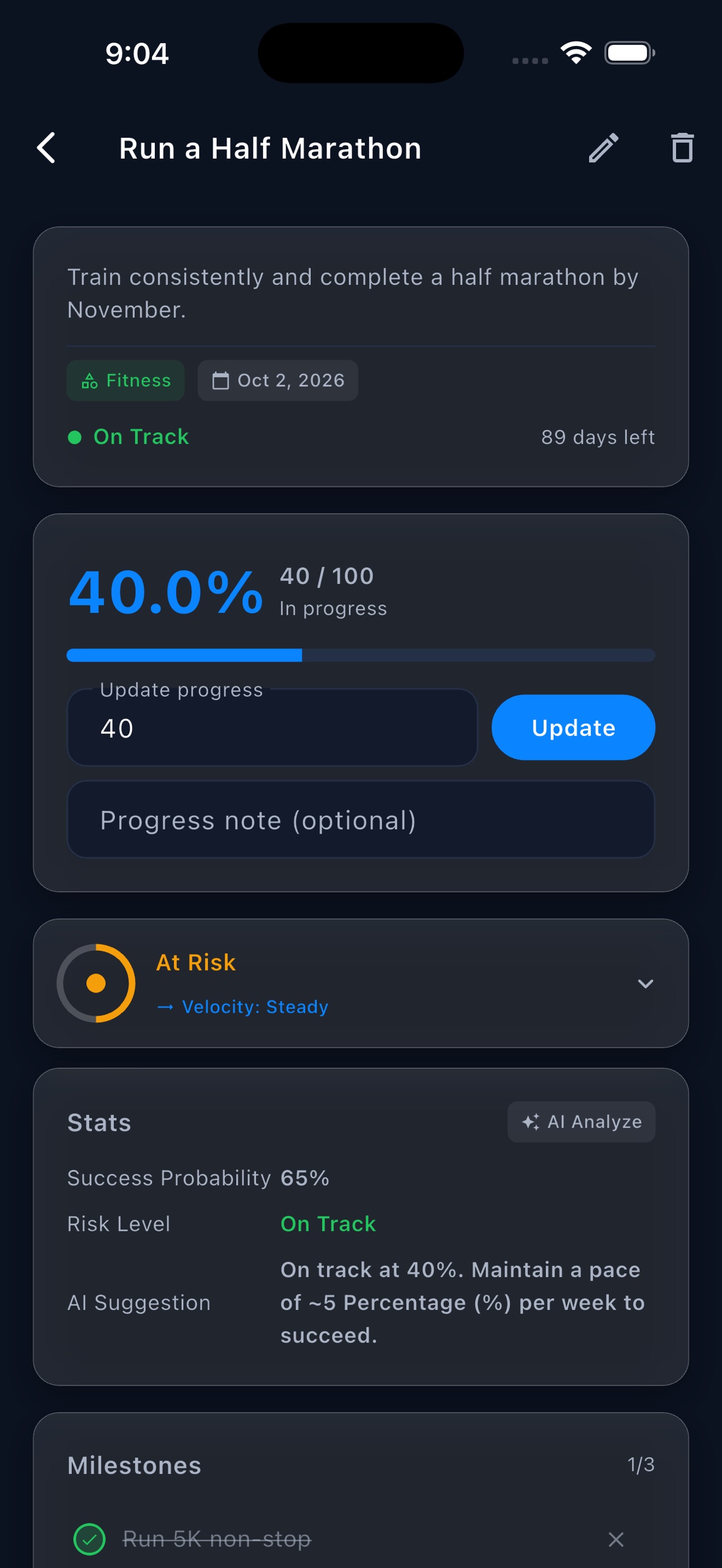 Screenshot 4 of Decido: AI Decision Journal