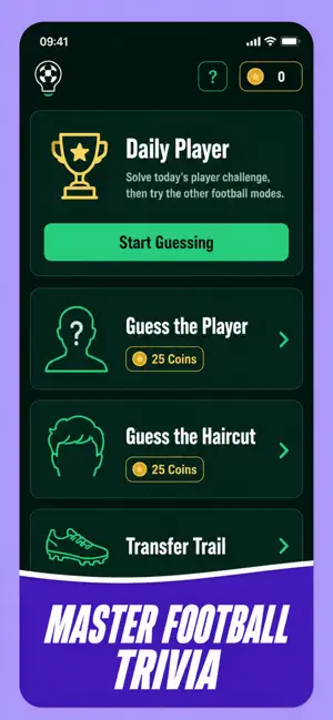 Football IQ: Player Quiz Game screenshot 1
