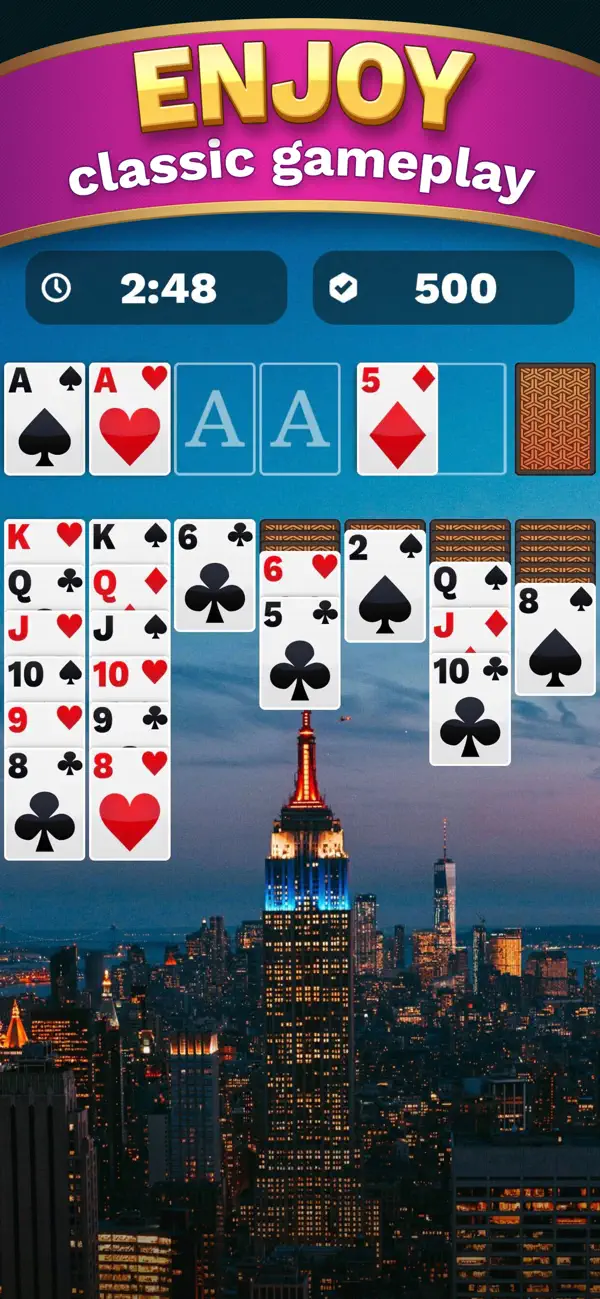 Screenshot #2 pour One Solitaire Cube