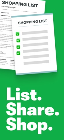 Grocery List • Better Shopping screenshot
