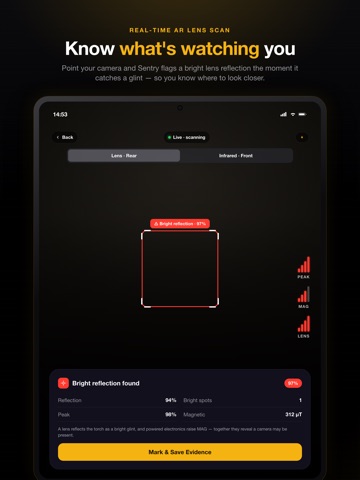 Sentry: Hidden Camera Scan iPad screenshot