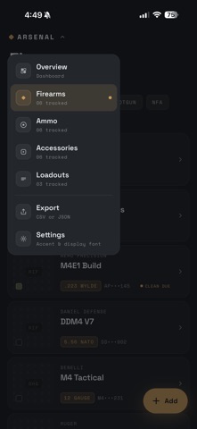 Arsenal - Firearm Tracker Screenshot 4 of 7