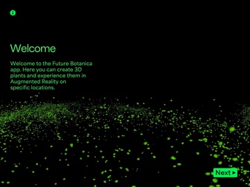 Future Botanica iPad screenshot