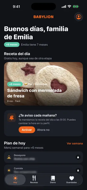 BabyLion Recetas screenshot 1 of 8