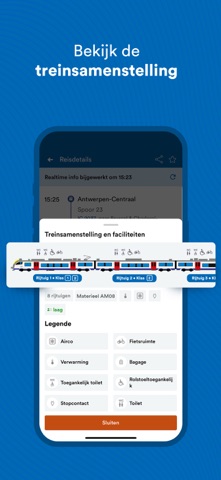 NMBS : Trein info & tickets iPhone screenshot 3