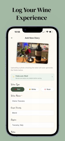 Wine Siplog – Wine Diary iPhone screenshot