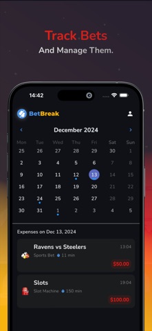 BetBreak: Quit Gambling iPhone screenshot