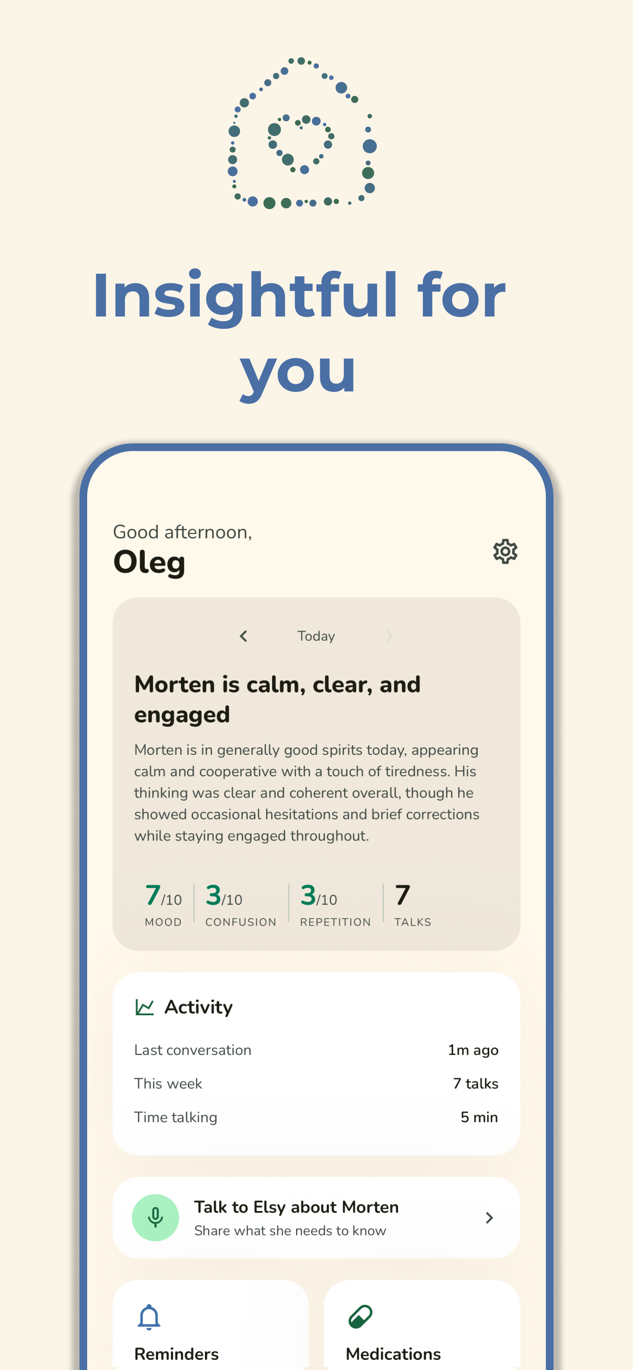 Elsy: AI for aging parents