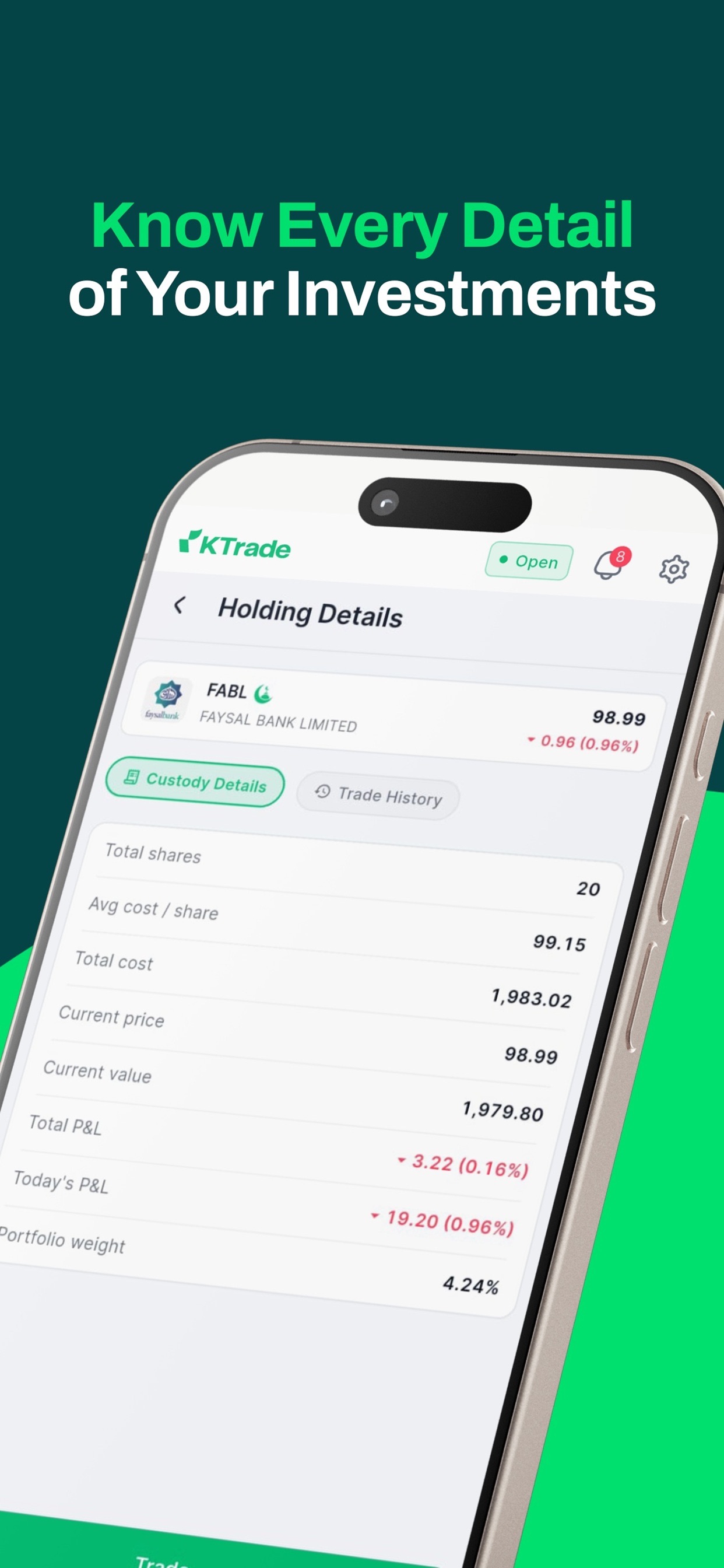 Screenshot 4 of KTrade - Stock Trading App
