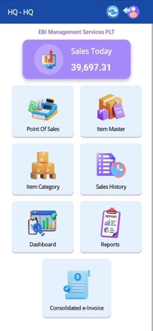 EBI Mobile POS screenshot