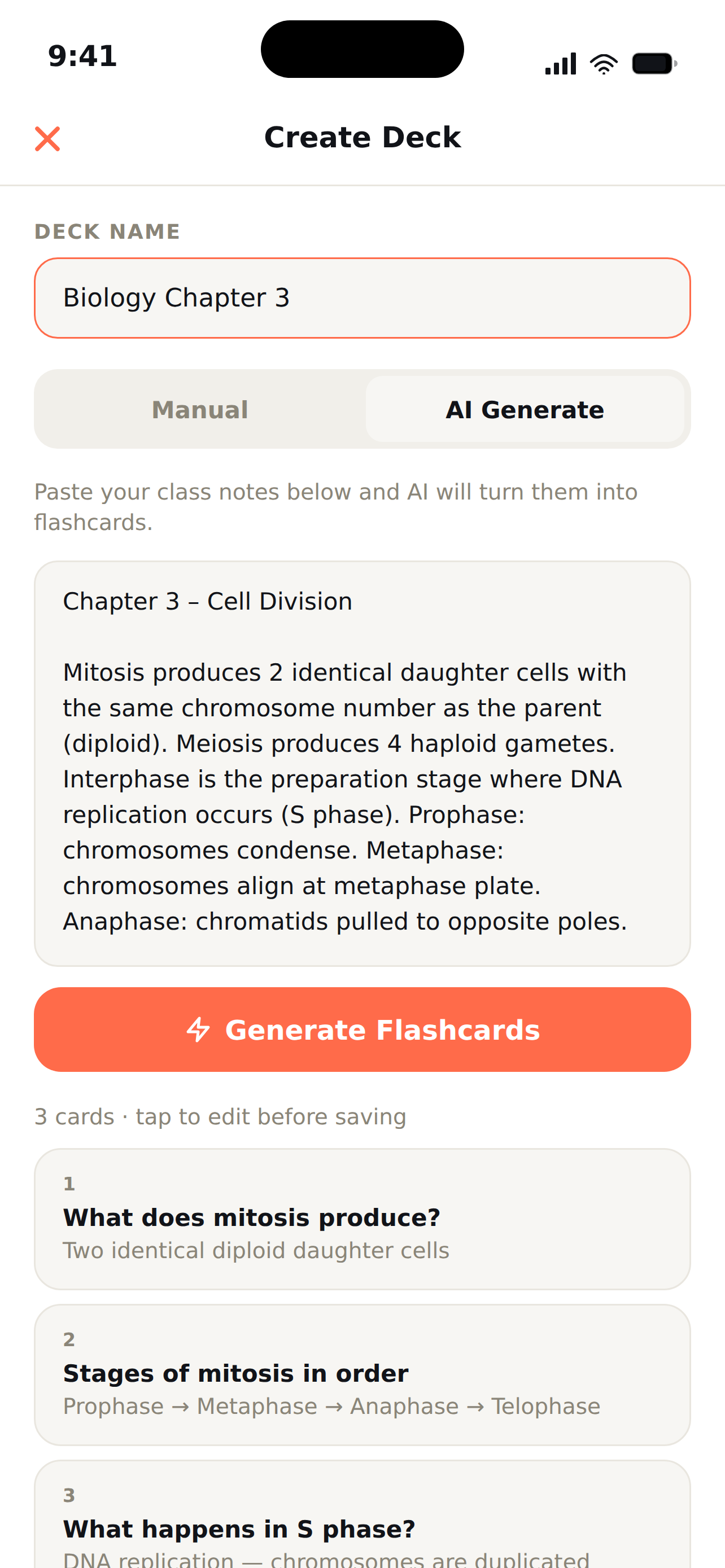 Prepare Smart: AI Flashcards screenshot 5