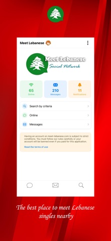 Meet Lebanese - Dating Lebanon app screenshot