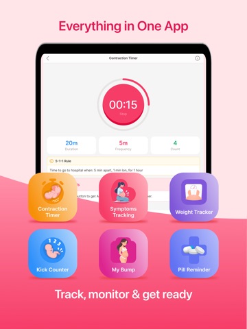 Pregnancy Tracker App ⁯ iPad screenshot