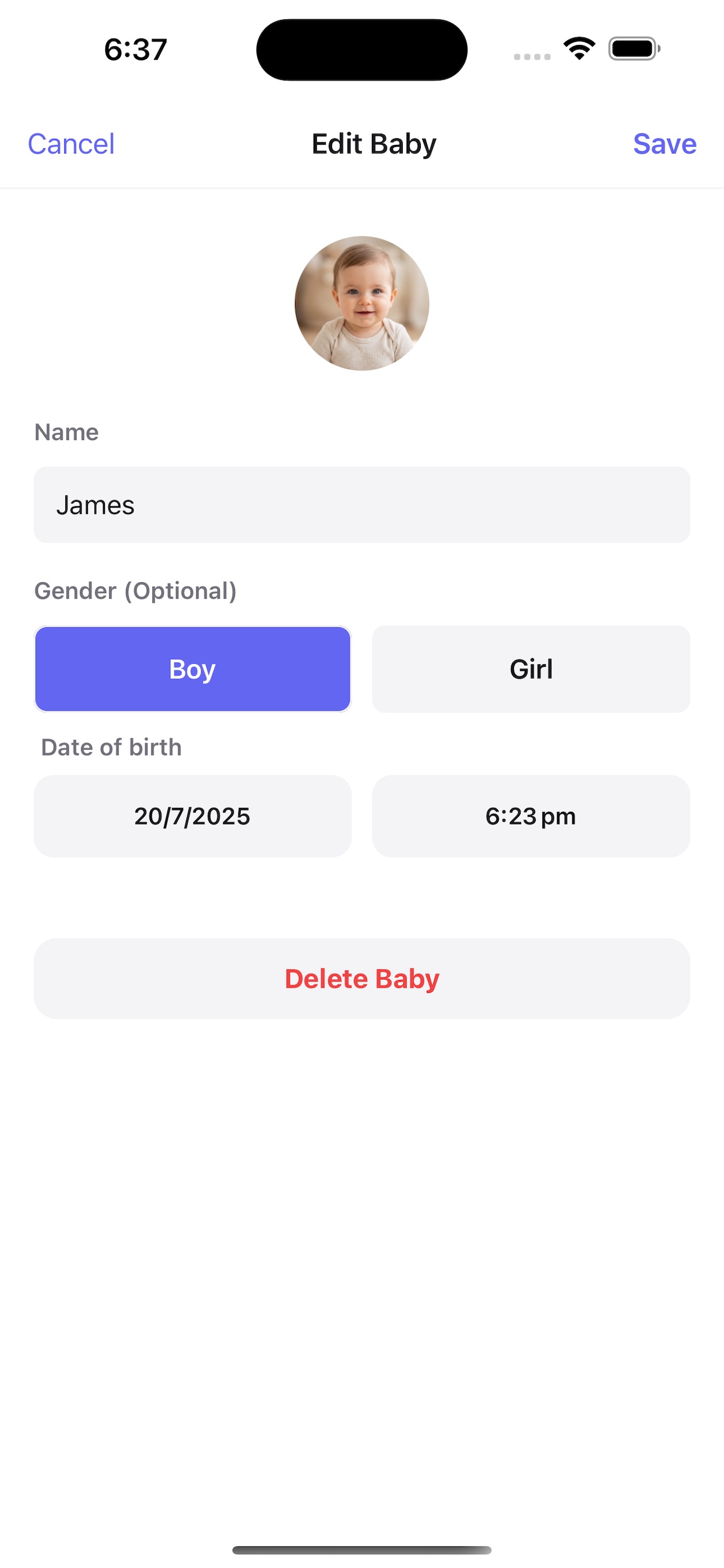 Screenshot 6 of Tiny Trails - Baby Tracker