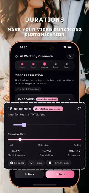 AI Wedding Video Cinematic screenshot 3