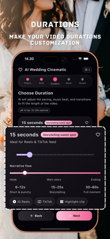 AI Wedding Video Cinematic screenshot