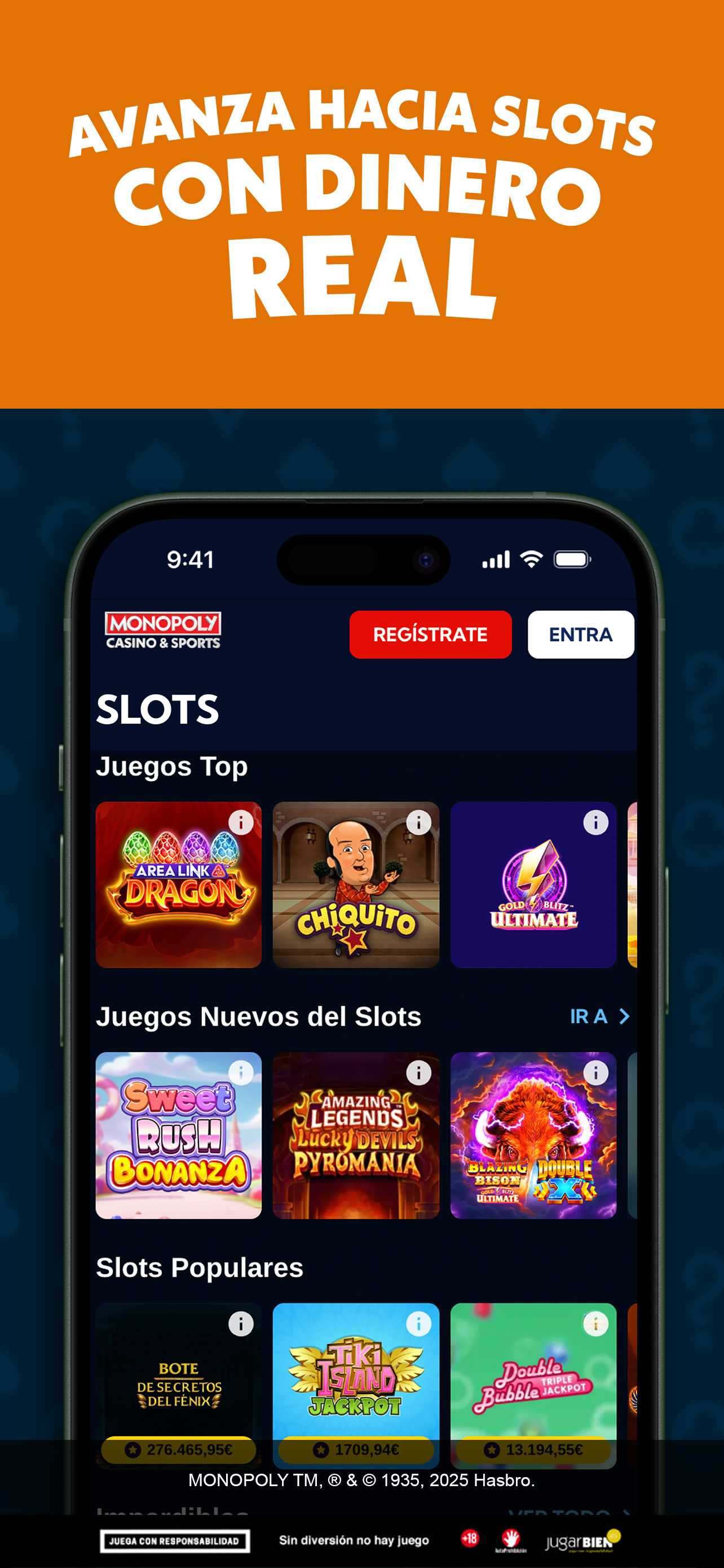 MONOPOLY Casino: Juegos Online
