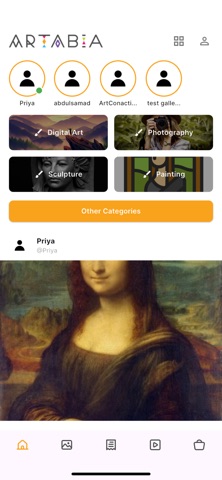 Artabia Mobile App screenshot