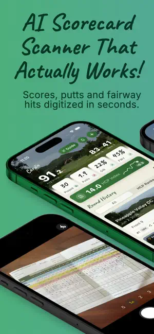 Cardie Golf: AI Scorecards screenshot 1