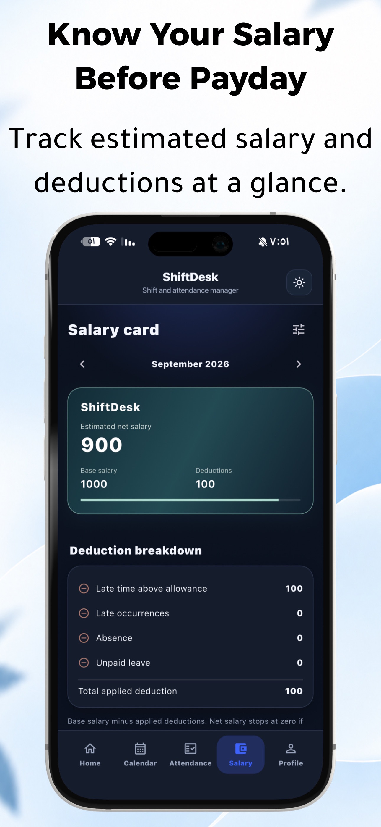 Screenshot 4 of ShiftDesk-Shift track and plan