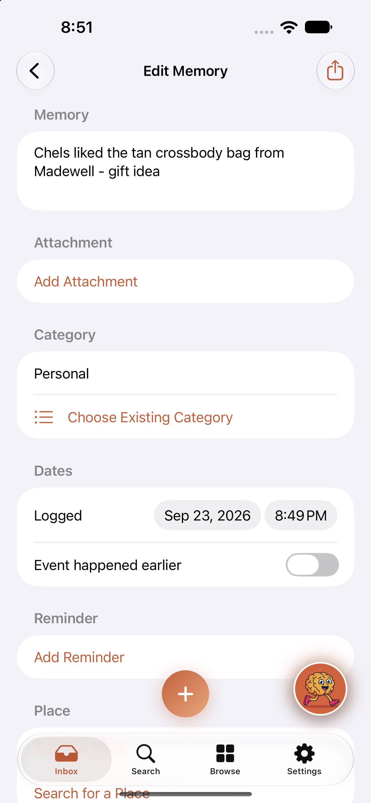 Screenshot 3 of MemoJog