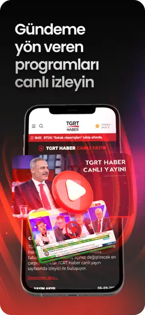 TGRT Haber Mobil iPhone screenshot 4