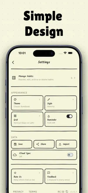 Keizoku: Simple Habit Tracker screenshot 3