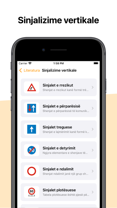 Autoshkolla Shqipëri - Testet Screenshot