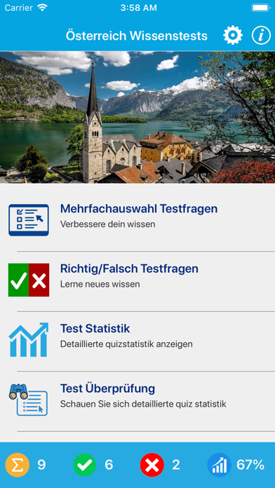 Screenshot #1 pour Österreich Wissenstest