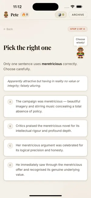Pete's Word Wardrobe screenshot 4