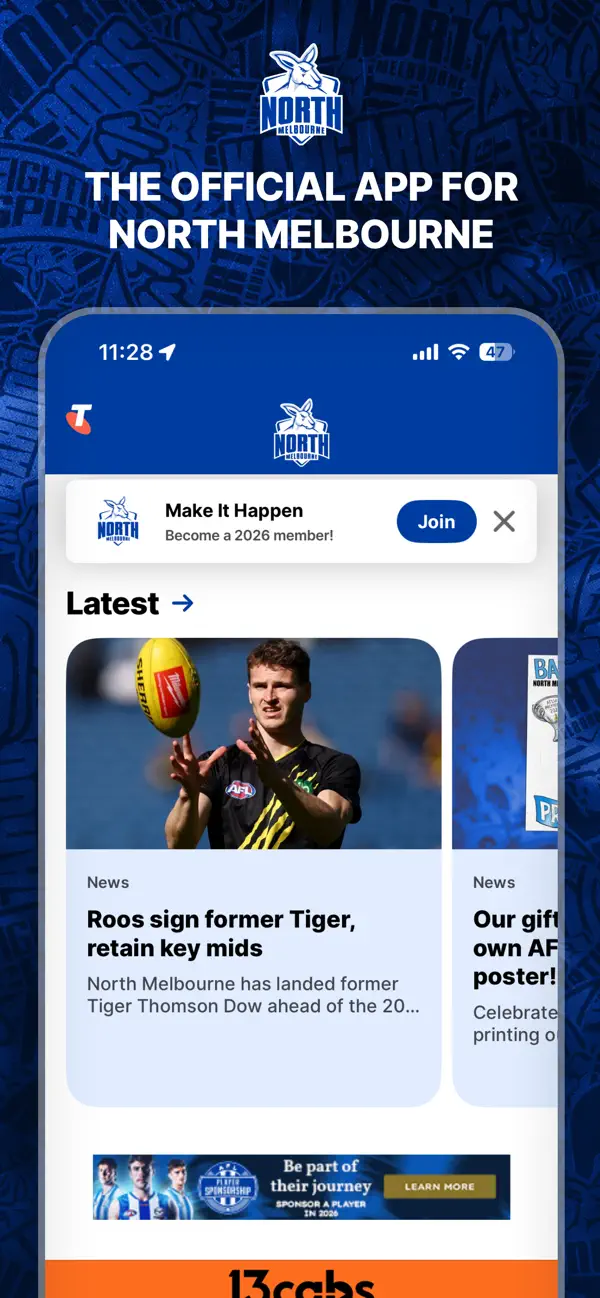 Screenshot #1 pour North Melbourne Official App