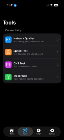 WiFi Tester iPhone screenshot