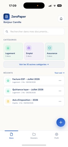ZeroPaper : Papiers & Factures Screenshot 3 of 6