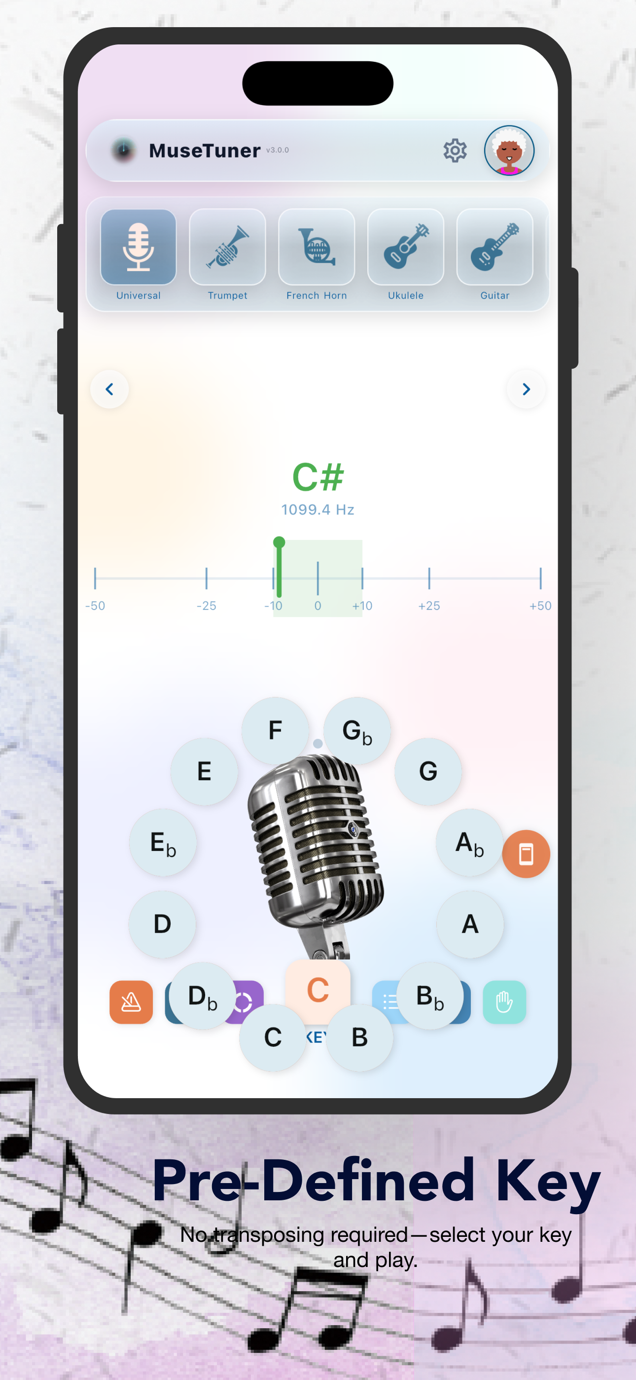 MuseTuner: Tuner & Music Tools