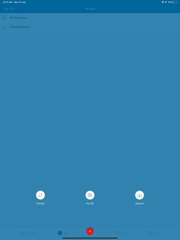 Winnsboro State Bank Mobile iPad screenshot 3 - Finance app