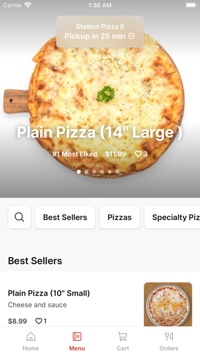 Station Pizza II iPhone screenshot 2 - Food & Drink app