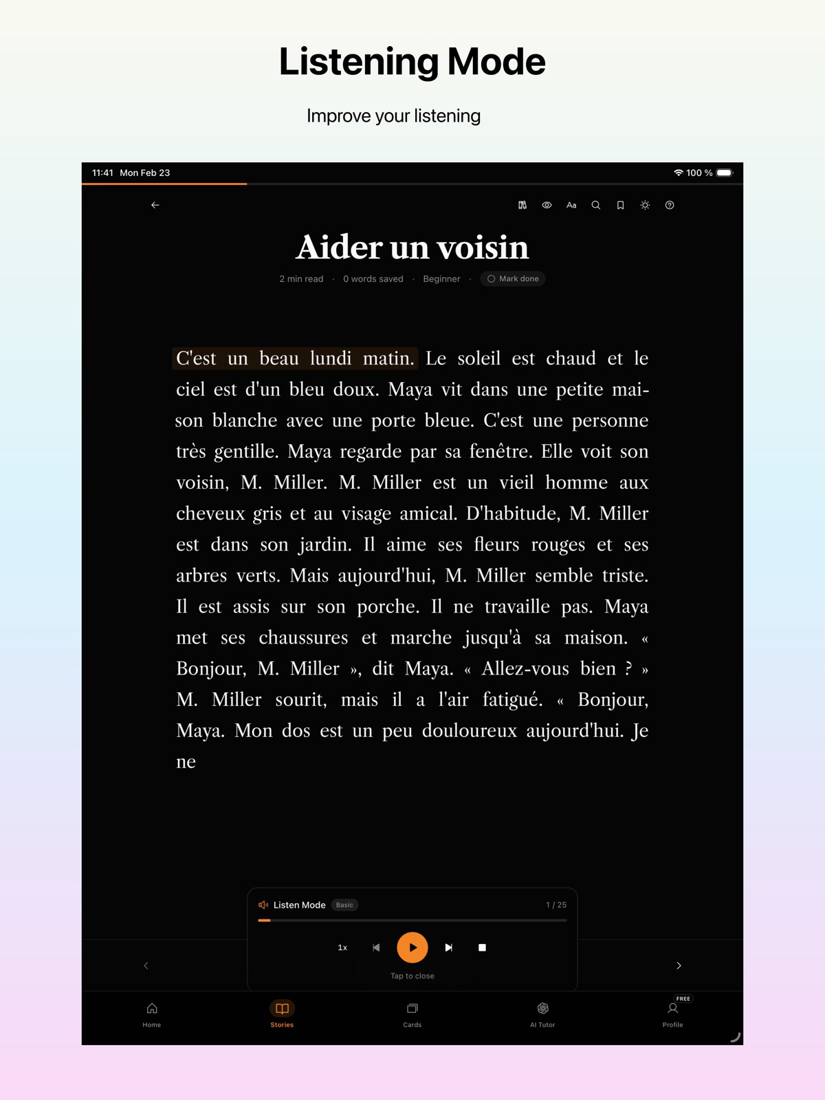 Stories - Language Learning ipad screenshot 2
