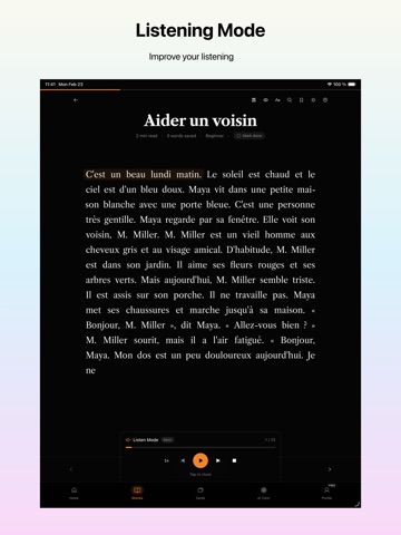 Stories - Language Learning iPad screenshot